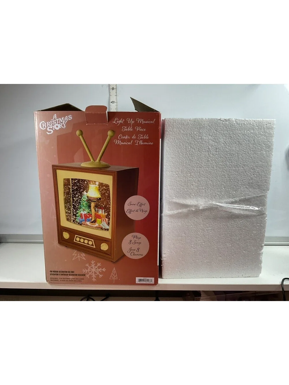 A Christmas Story Light Up Musical TV Table Decor Piece NEW